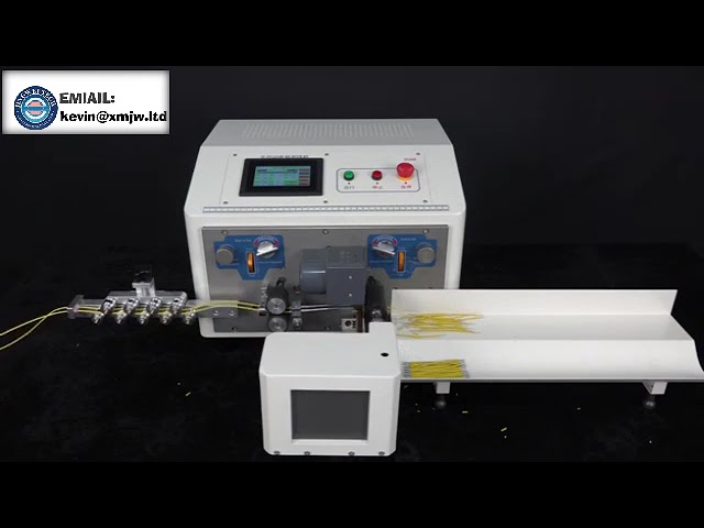 ST-806-N Computer Automatic Wire Stripper, Dual Wire Cut and Strip Machine with Strand Twist