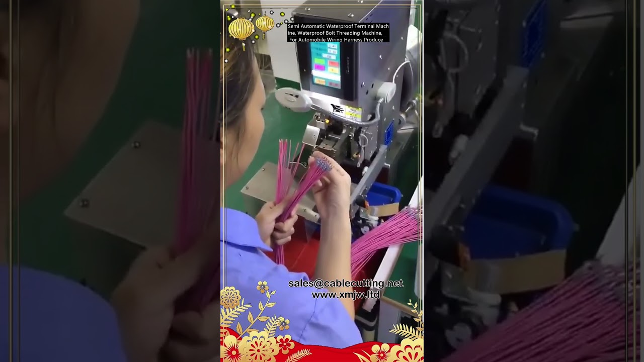 Semi Automatic Waterproof Terminal Machine, Waterproof Bolt Threading Machine, For Automobile Wiring