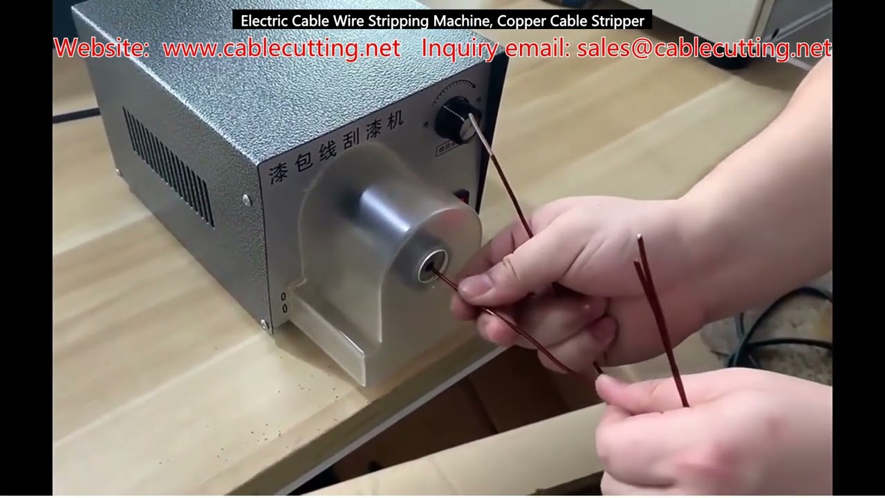 Yüksek Verimli Elektrikli Kablo Sıyırma Makinesi – Bakır Kablo Soyucu