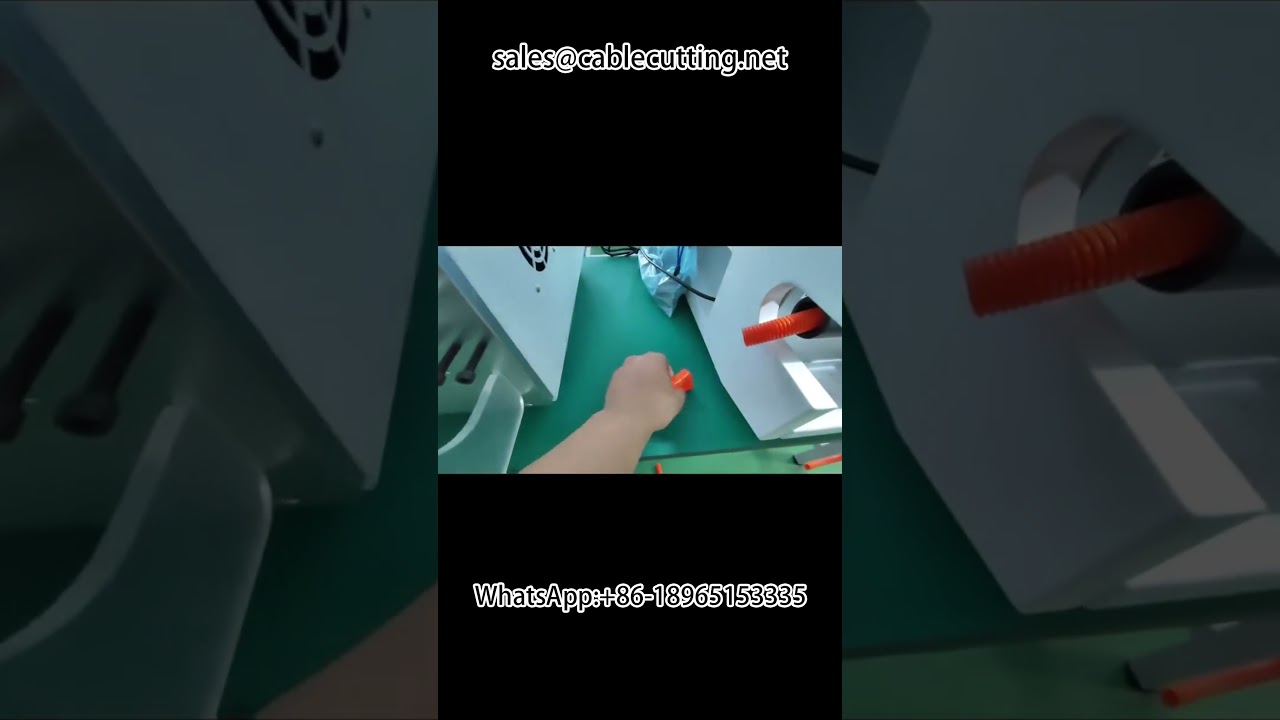 Oluklu Boru Kesme Makinesi | Isıyla Daralan Kılıf Makinesi | Soyma Makinesi | Otomatik Tel İşleme