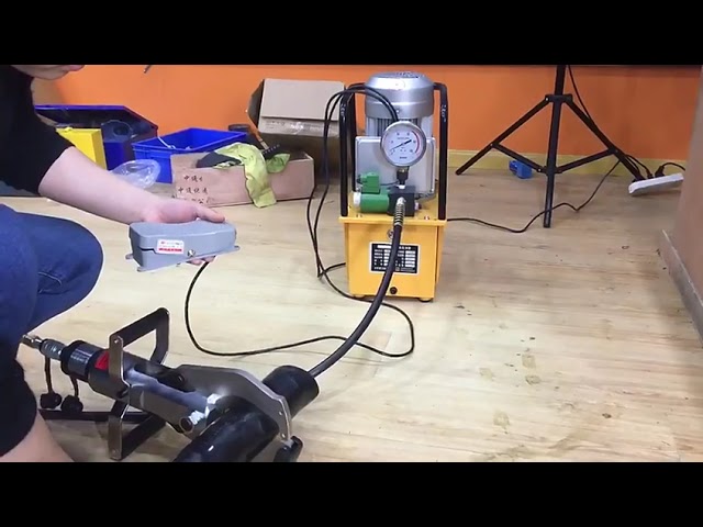 700A Elektromanyetik Hidrolik Pompa - Ayak Pedalı Kontrollü, 380V 7L Kapasite