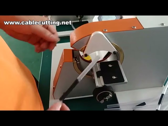 Yapışkan Bant Sarma Makinesi | Yarı Otomatik Kablo Bağlama Makinesi | Otomatik Kablo Demeti Sarma