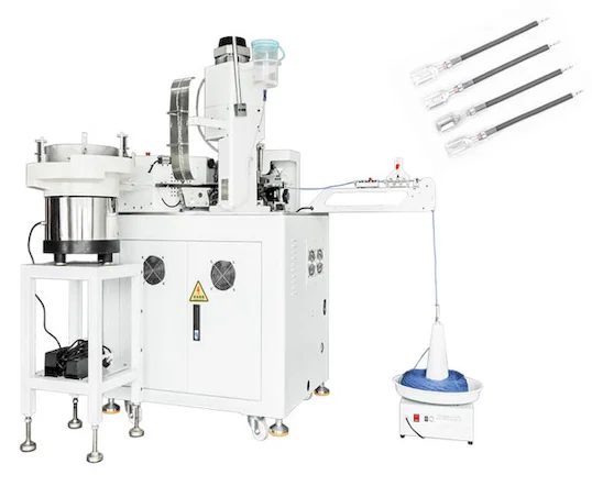 Oto Kablo Kılıfı Takma Bükme Kalaylama Makinesi - Otomatik Tel Sıkma Makinesi