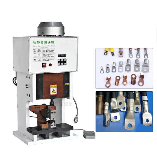 Sessiz Terminal Sıkma Makinesi WPM-8000S - Yarı Otomatik Sıkma Makinesi